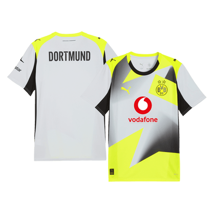 Men's Borussia Dortmund 2025/26 Away Soccer Jersey product view 10