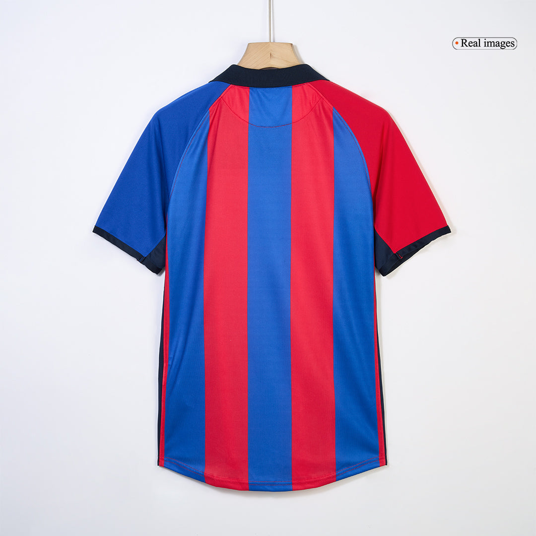 Retro RIVALDO #10 Men's Barcelona 2001/02 Home Soccer Jersey product view 7