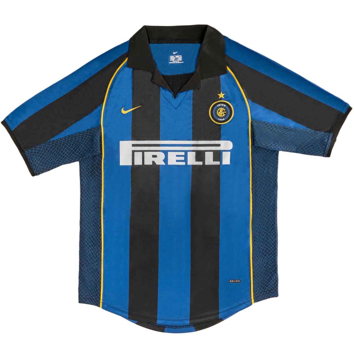 Retro Men's Inter Milan 2001/02 Home Soccer Jersey product view 3