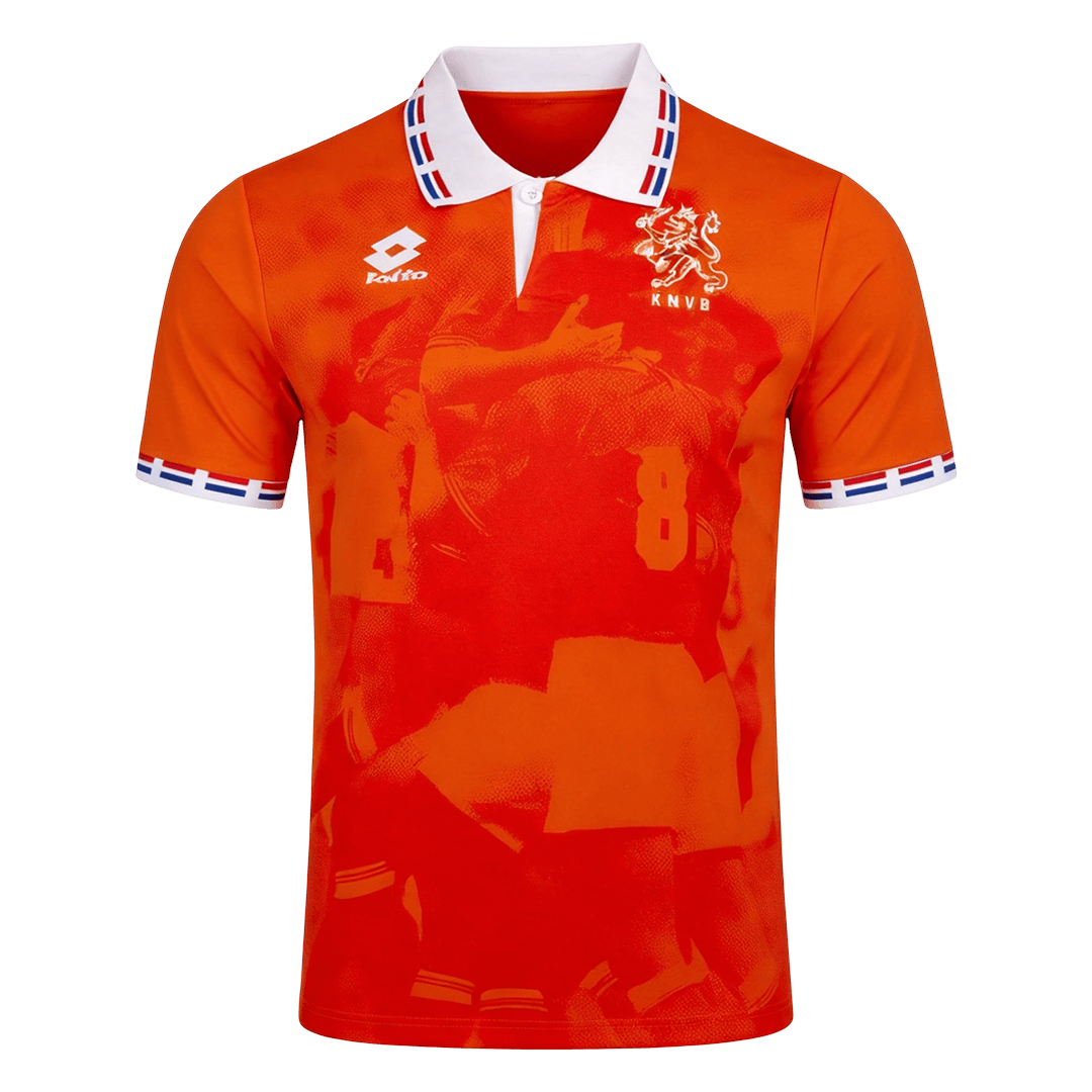 Retro Men's Netherlands 1996 Home Soccer Jersey product view 1