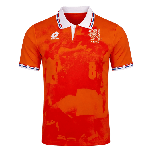 Retro Men's Netherlands 1996 Home Soccer Jersey product view 1