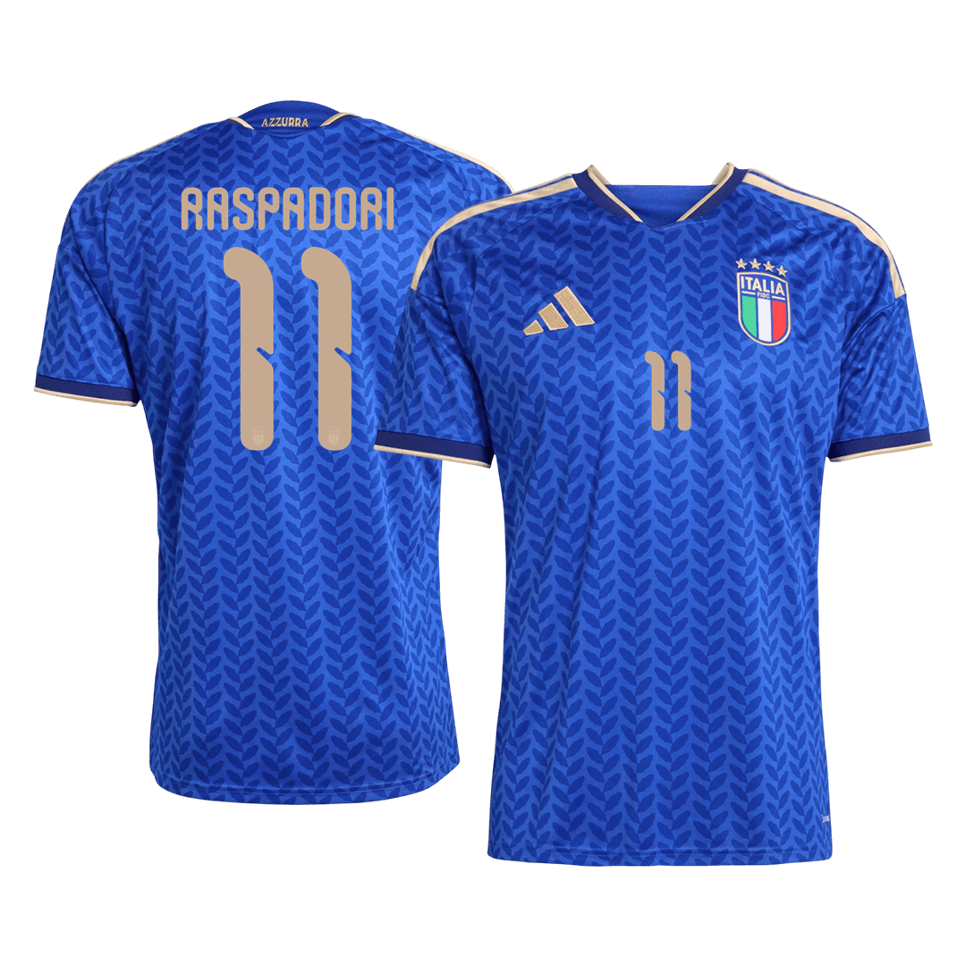 RASPADORI #11 Men's Italy World Cup 2026 Home Soccer Jersey Premium product view 1