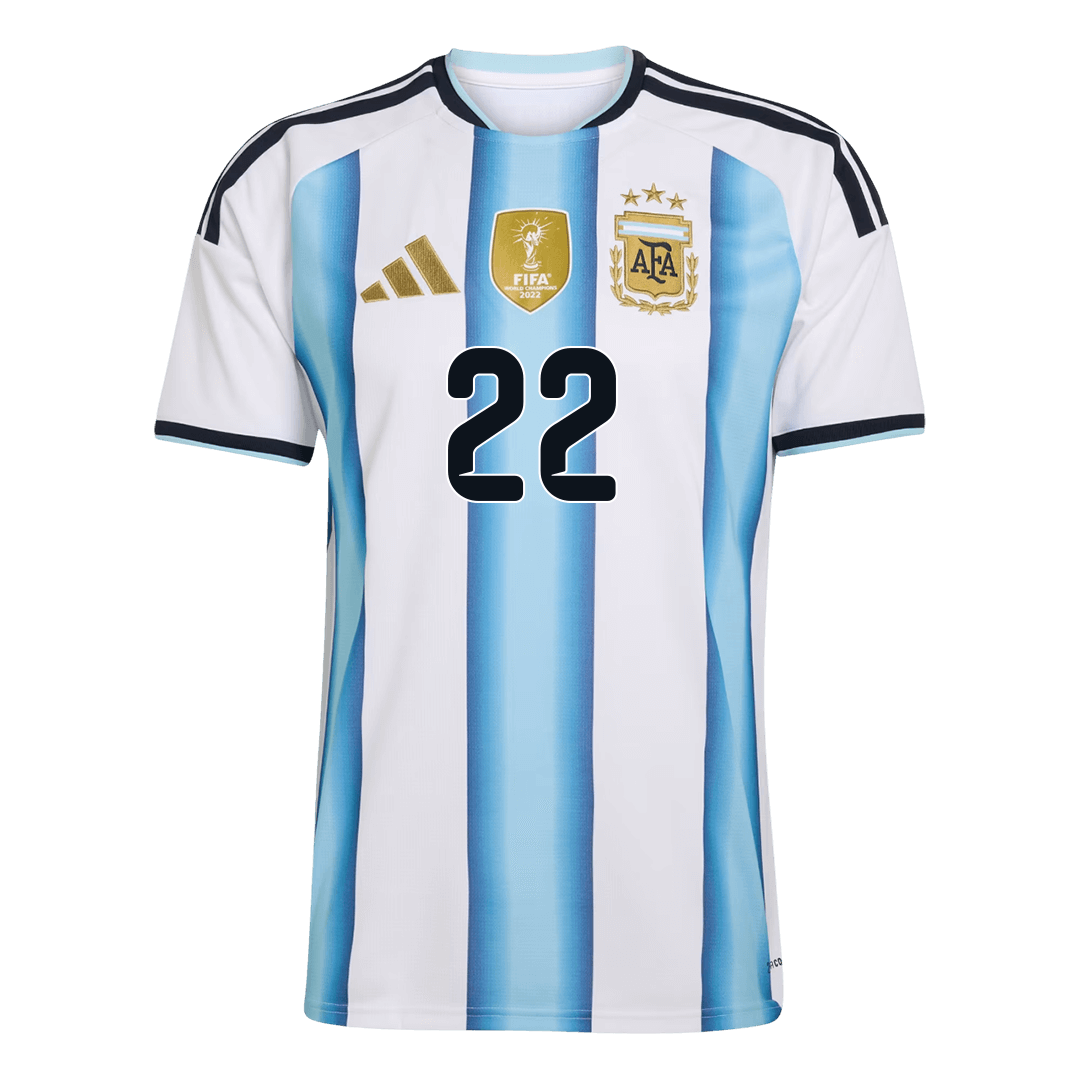 L.MARTÍNEZ #22 Men's Argentina World Cup 2026 Home Soccer Jersey Premium product view 10