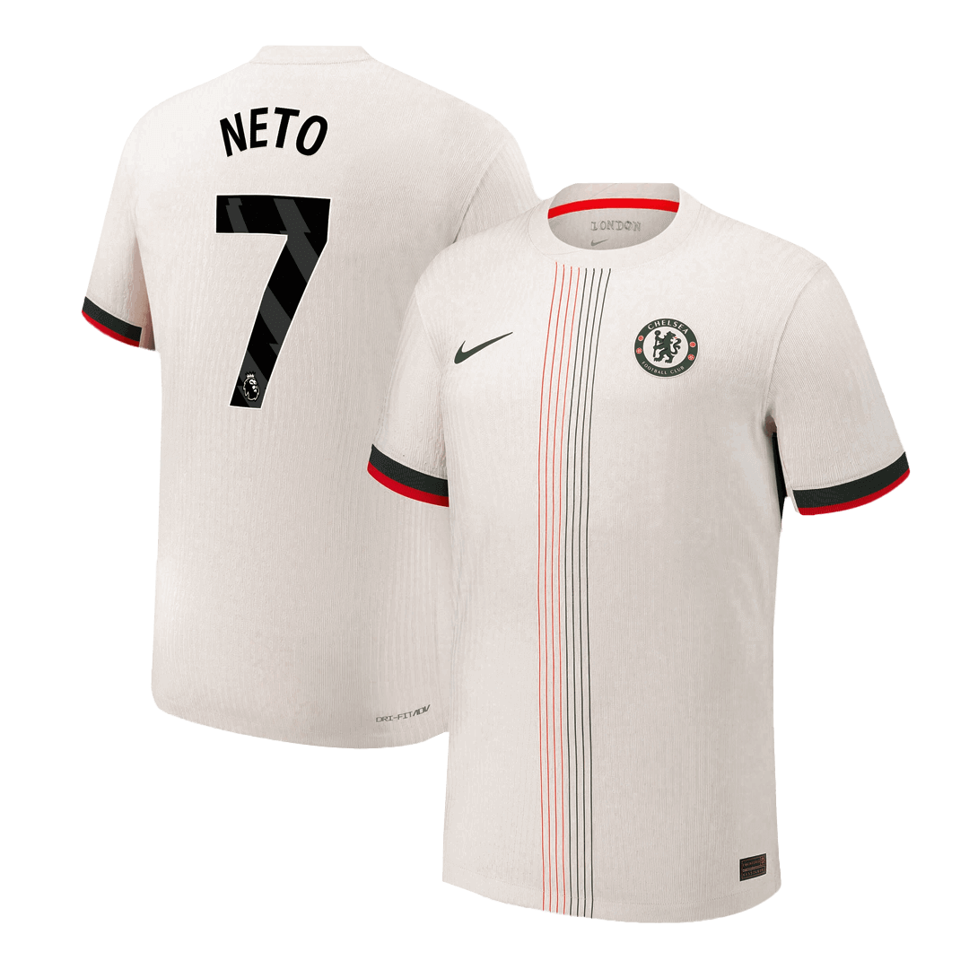NETO #7 Men's Chelsea 2025/26 Player Version Away Soccer Jersey - Slim Fit product view 1