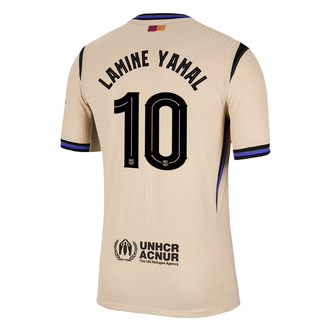LAMINE YAMAL #10 Men's Barcelona UCL 2025/26 Player Version Away Soccer Jersey - Slim Fit product view 14
