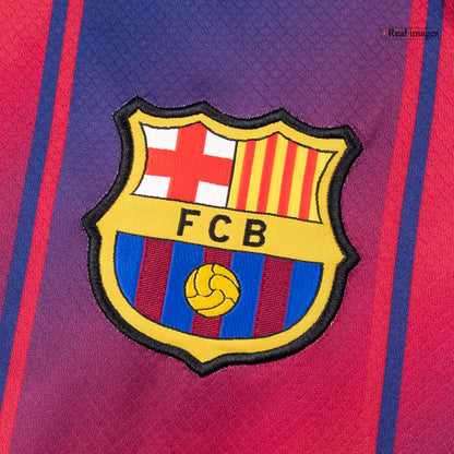 Men's Barcelona 2025/26 Home Long Sleeve Soccer Jersey product view 8