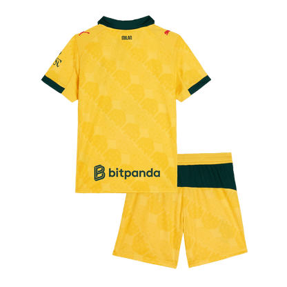 Kid's AC Milan 2025/26 Third Away Soccer Jersey Kit