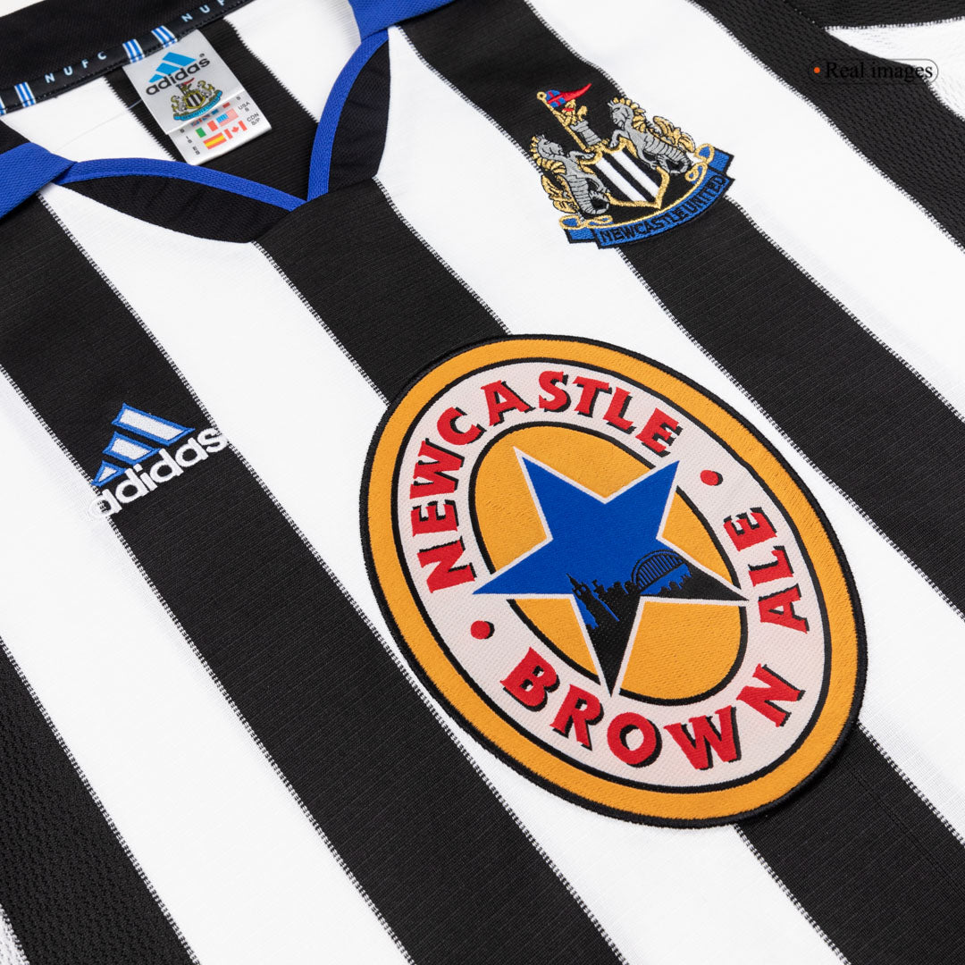 Retro Men's Newcastle United 1999/00 Home Soccer Jersey product view 5