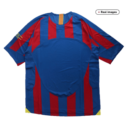 Retro Men's Barcelona UCL 2005/06 Home Soccer Jersey product view 5