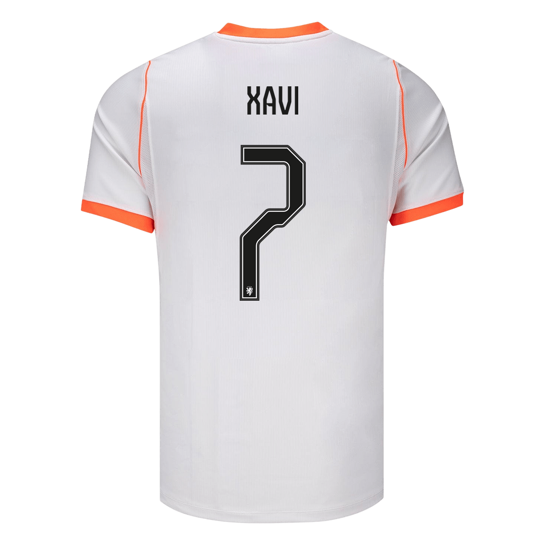 XAVI #7 Men's Netherlands World Cup 2026 Away Soccer Jersey product view 3