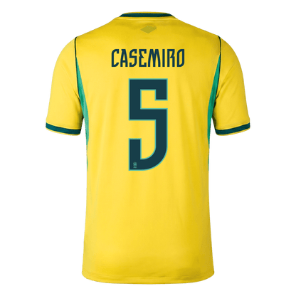 CASEMIRO #5 Men's Brazil World Cup 2026 Home Soccer Jersey Premium product view 5