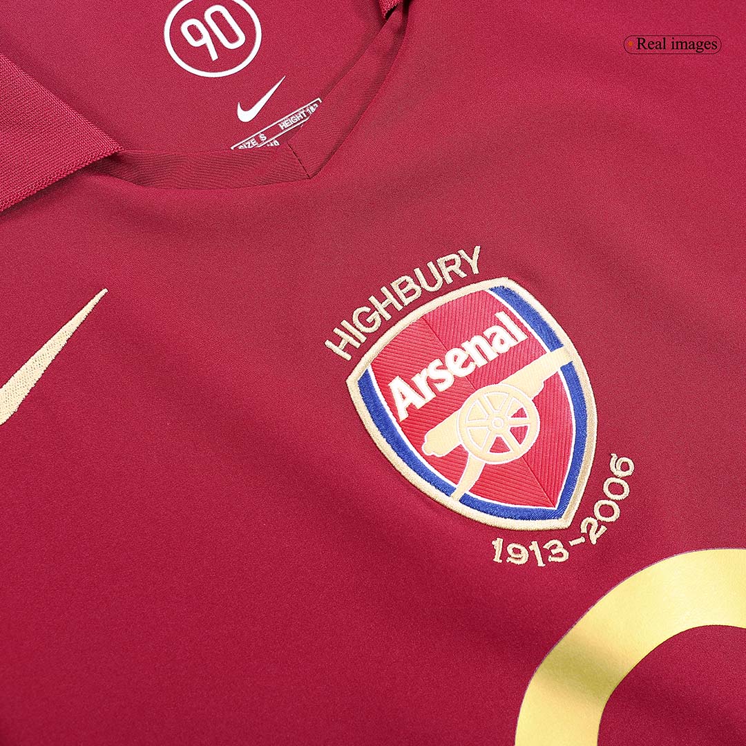 Retro HENRY #14 Men's Arsenal 2005/06 Home Soccer Jersey product view 6