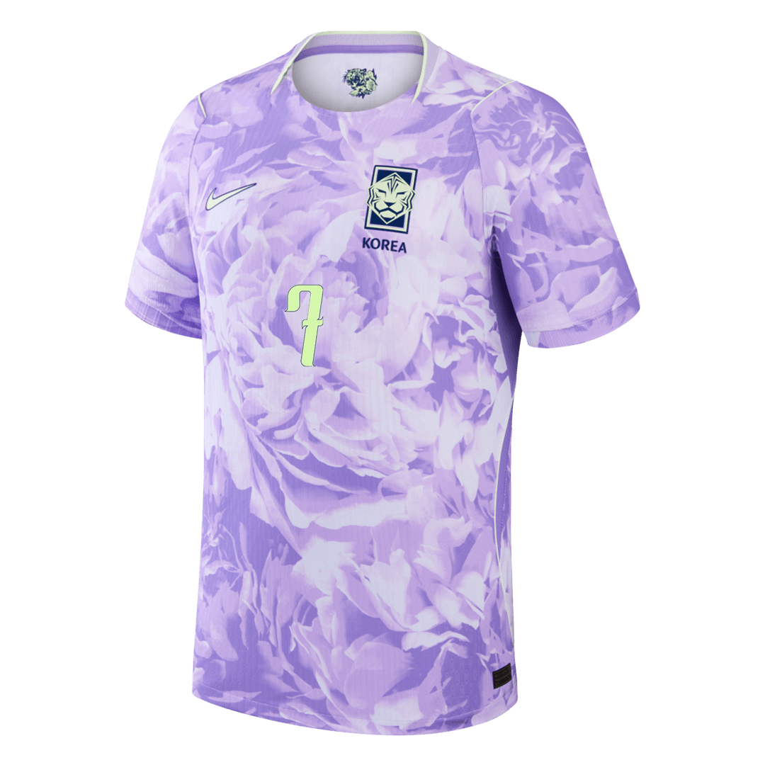 HEUNGMIN #7 Men's South Korea World Cup 2026 Player Version Away Soccer Jersey - Slim Fit product view 8