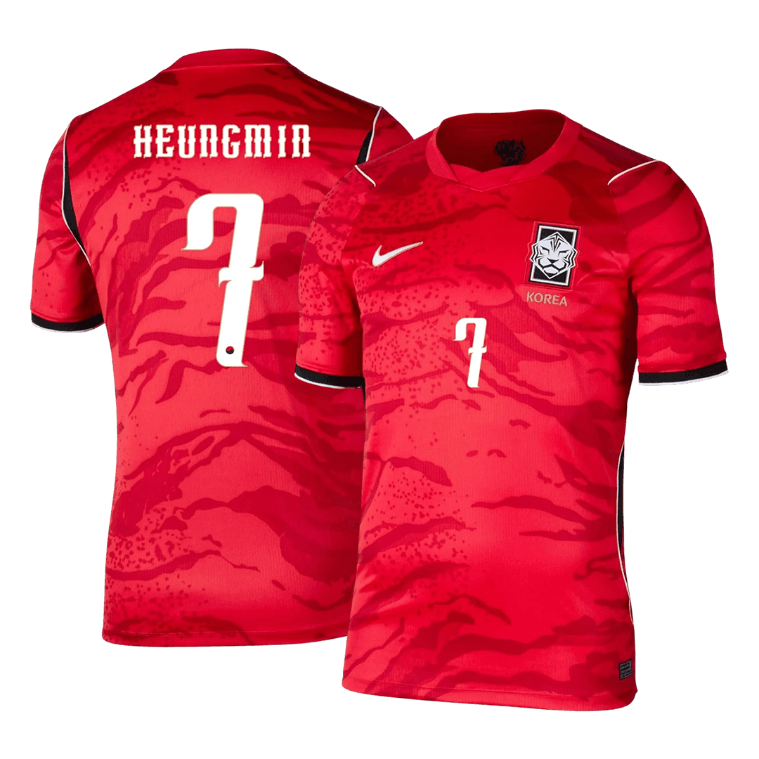 HEUNGMIN #7 Men's South Korea World Cup 2026 Home Soccer Jersey product view 1