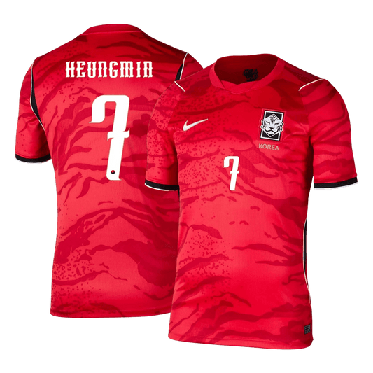 HEUNGMIN #7 Men's South Korea World Cup 2026 Home Soccer Jersey product view 1
