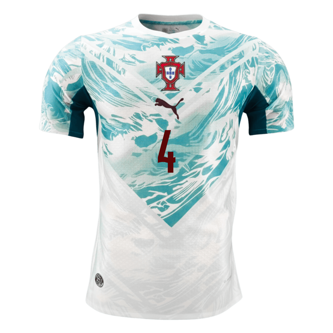 RÚBEN DIAS #4 Men's Portugal World Cup 2026 Player Version Away Soccer Jersey - Slim Fit product view 8