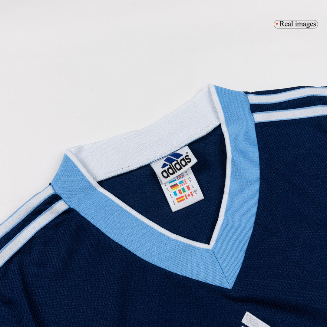 Retro Men's Argentina 1998 Away Soccer Jersey product view 7