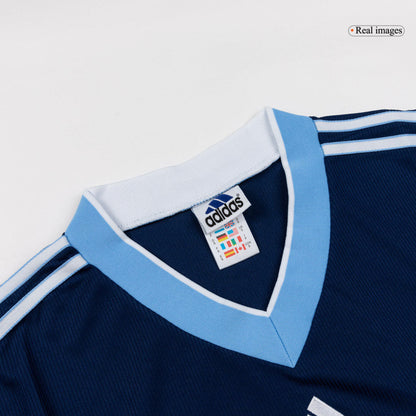 Retro Men's Argentina 1998 Away Soccer Jersey product view 7