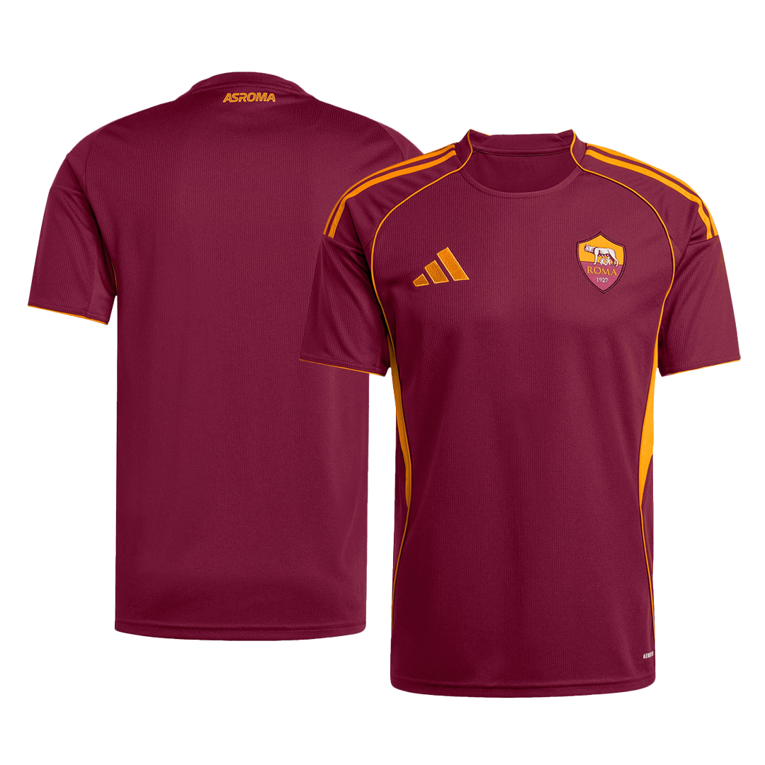 Men's Roma 2025/26 Home Soccer Jersey Kit