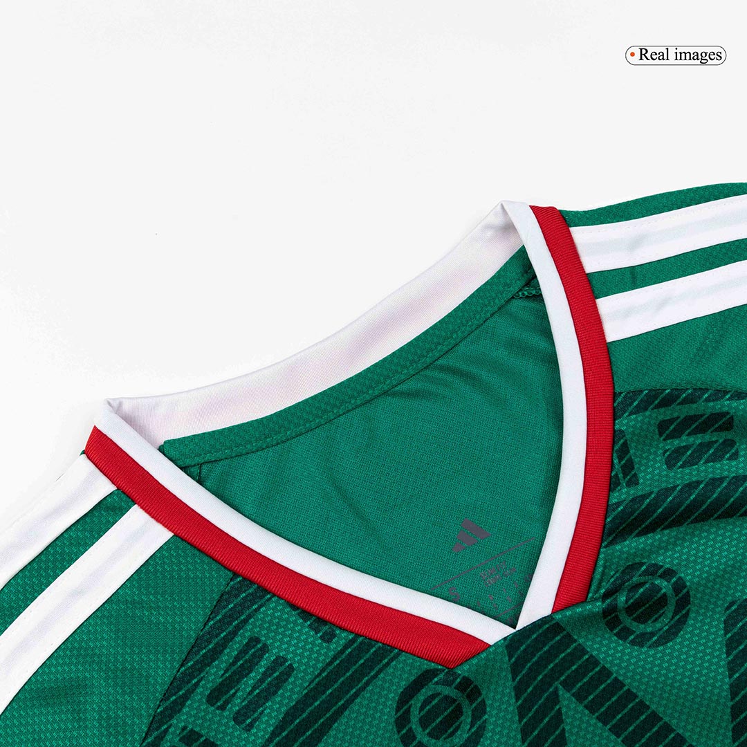 Men's Mexico World Cup 2026 Home Long Sleeve Soccer Jersey product view 7