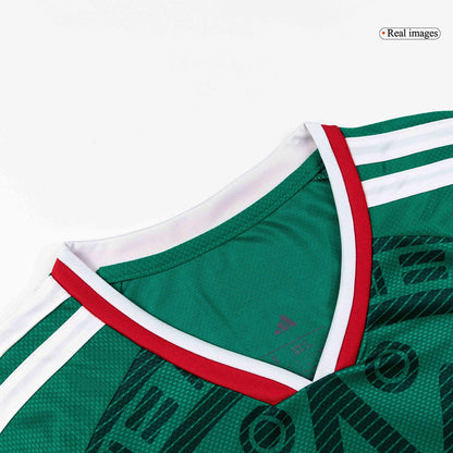 Men's Mexico World Cup 2026 Home Long Sleeve Soccer Jersey product view 7