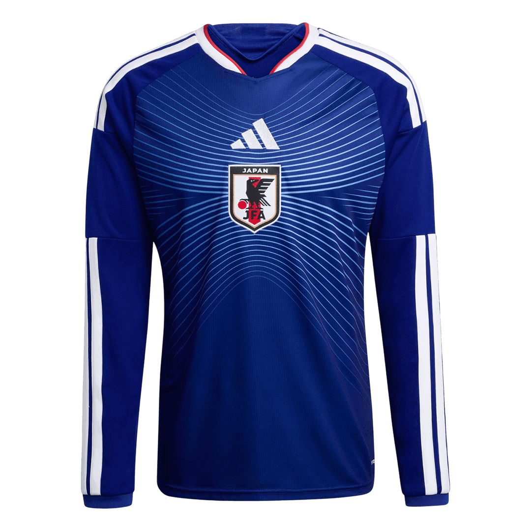 Men's Japan World Cup 2026 Home Long Sleeve Soccer Jersey product view 1