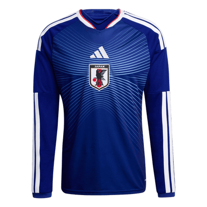 Men's Japan World Cup 2026 Home Long Sleeve Soccer Jersey product view 1