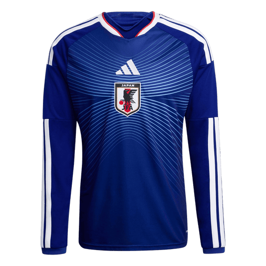 Men's Japan World Cup 2026 Home Long Sleeve Soccer Jersey product view 1