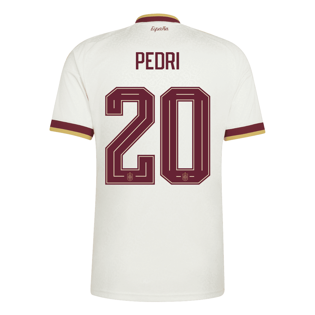 PEDRI #20 Men's Spain World Cup 2026 Champion Edition Away Soccer Jersey product view 2