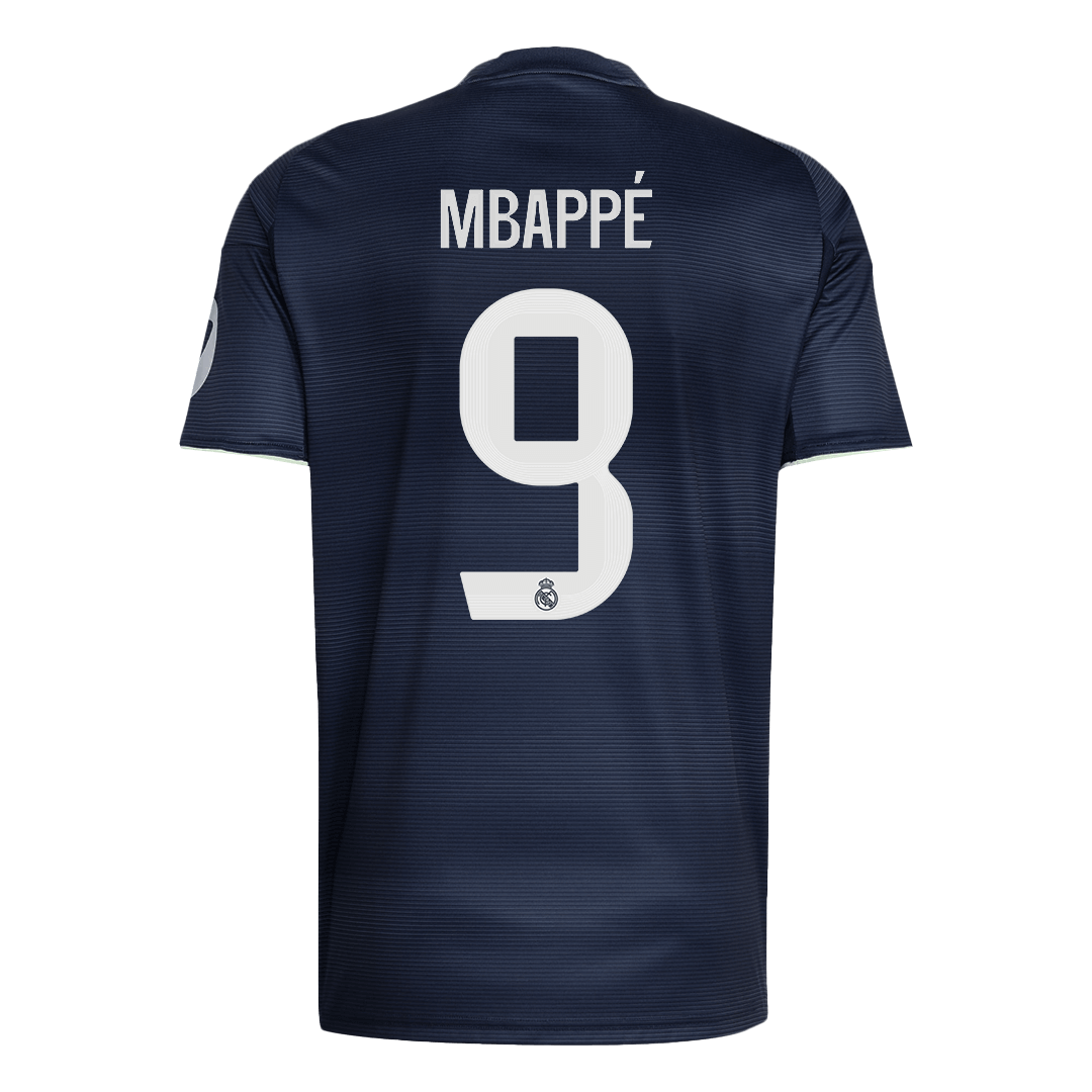 MBAPPÉ #9 Men's Real Madrid 2025/26 Away Soccer Jersey Premium product view 11