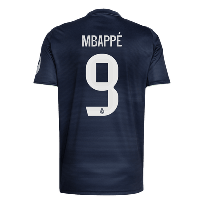 MBAPPÉ #9 Men's Real Madrid 2025/26 Away Soccer Jersey Premium product view 11