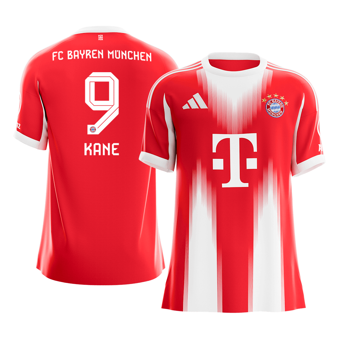 KANE #9 Men's Bayern Munich 2025/26 Home Soccer Jersey Premium product view 1