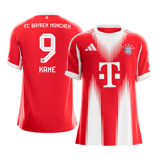 KANE #9 Men's Bayern Munich 2025/26 Home Soccer Jersey Premium product view 1