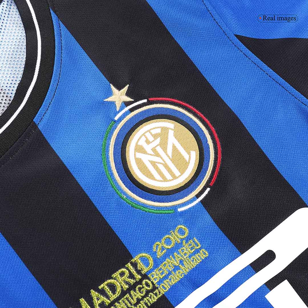 Retro Men's Inter Milan UCL UCL Final 2009/10 Home Soccer Jersey product view 3