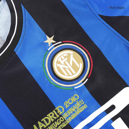 Retro Men's Inter Milan UCL UCL Final 2009/10 Home Soccer Jersey product view 3
