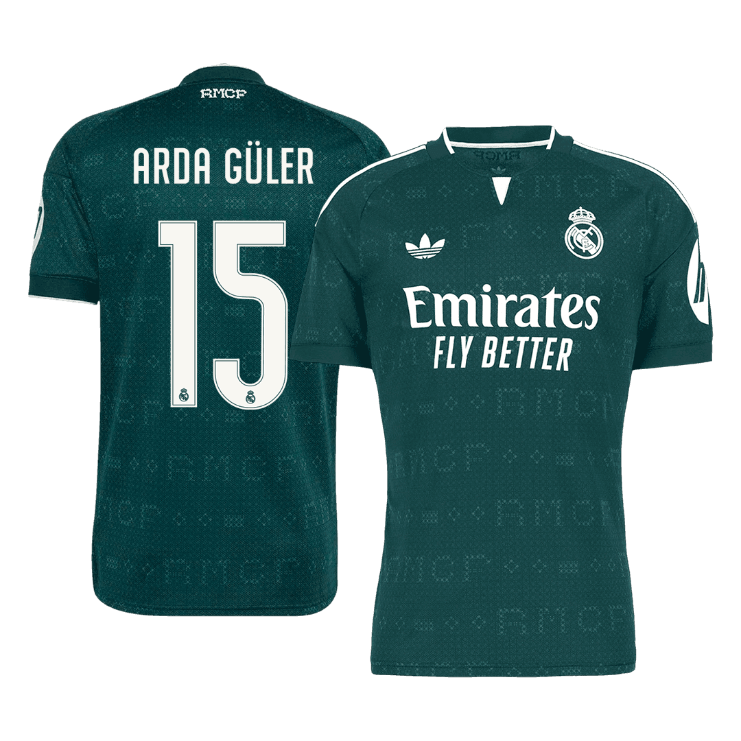 ARDA GÜLER #15 Men's Real Madrid 2026/27 Away Soccer Jersey product view 1