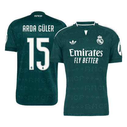 ARDA GÜLER #15 Men's Real Madrid 2026/27 Away Soccer Jersey product view 1