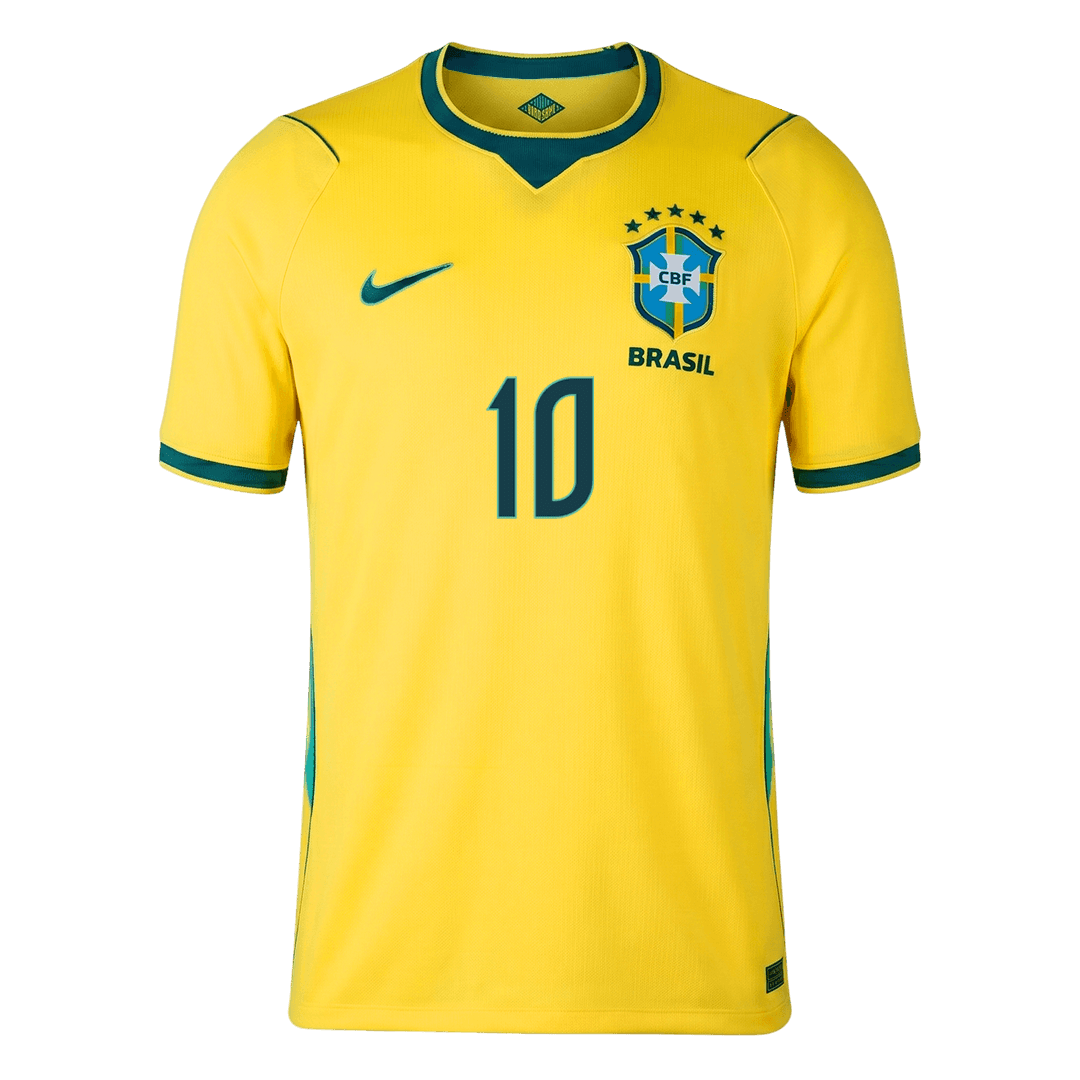 NEYMAR JR #10 Men's Brazil World Cup 2026 Home Soccer Jersey Premium product view 6