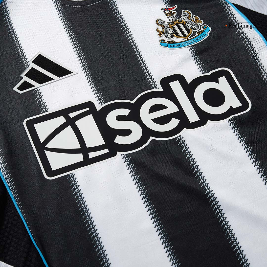 Men's Newcastle United 2025/26 Player Version Home Soccer Jersey - Slim Fit product view 6