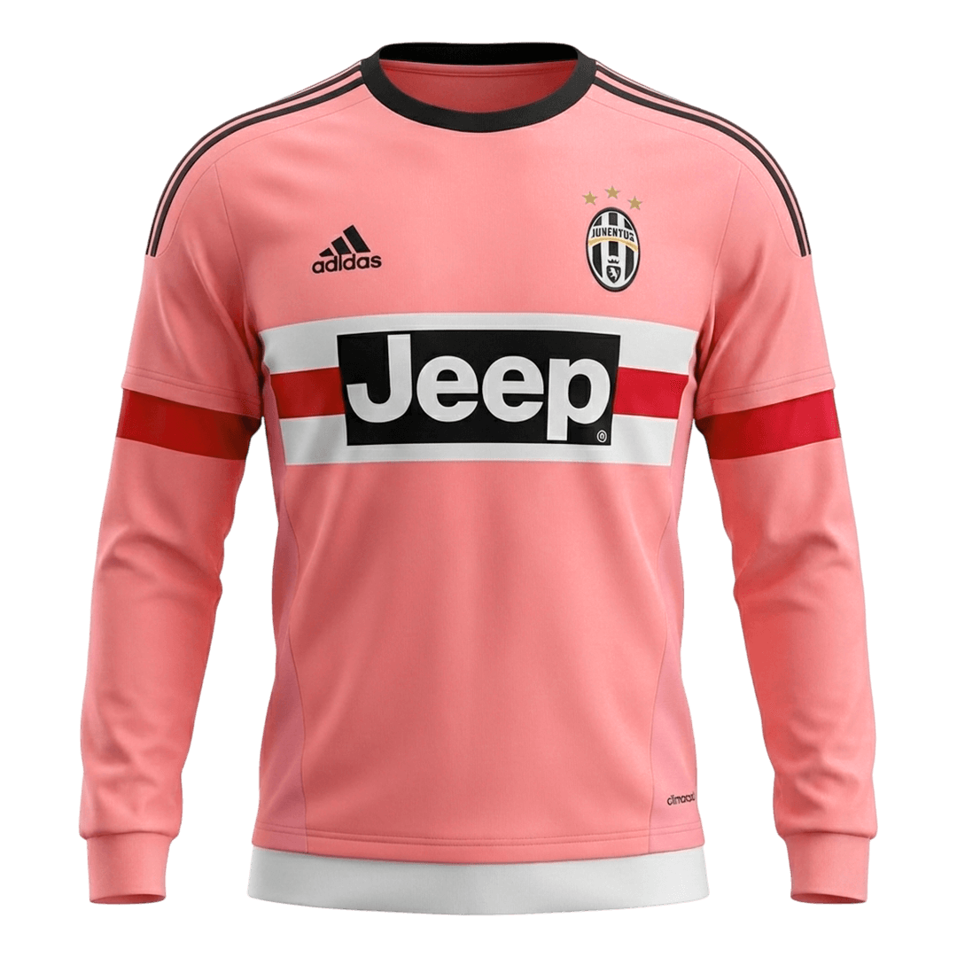 Retro Men's Juventus 2015/16 Away Long Sleeve Soccer Jersey product view 1