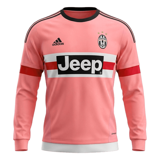 Retro Men's Juventus 2015/16 Away Long Sleeve Soccer Jersey product view 1