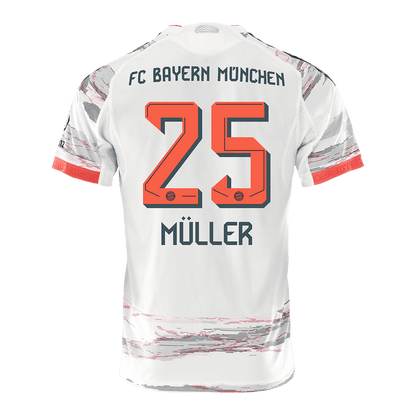 MÜLLER #25 Men's Bayern Munich 2025/26 Player Version Away Soccer Jersey - Slim Fit product view 12