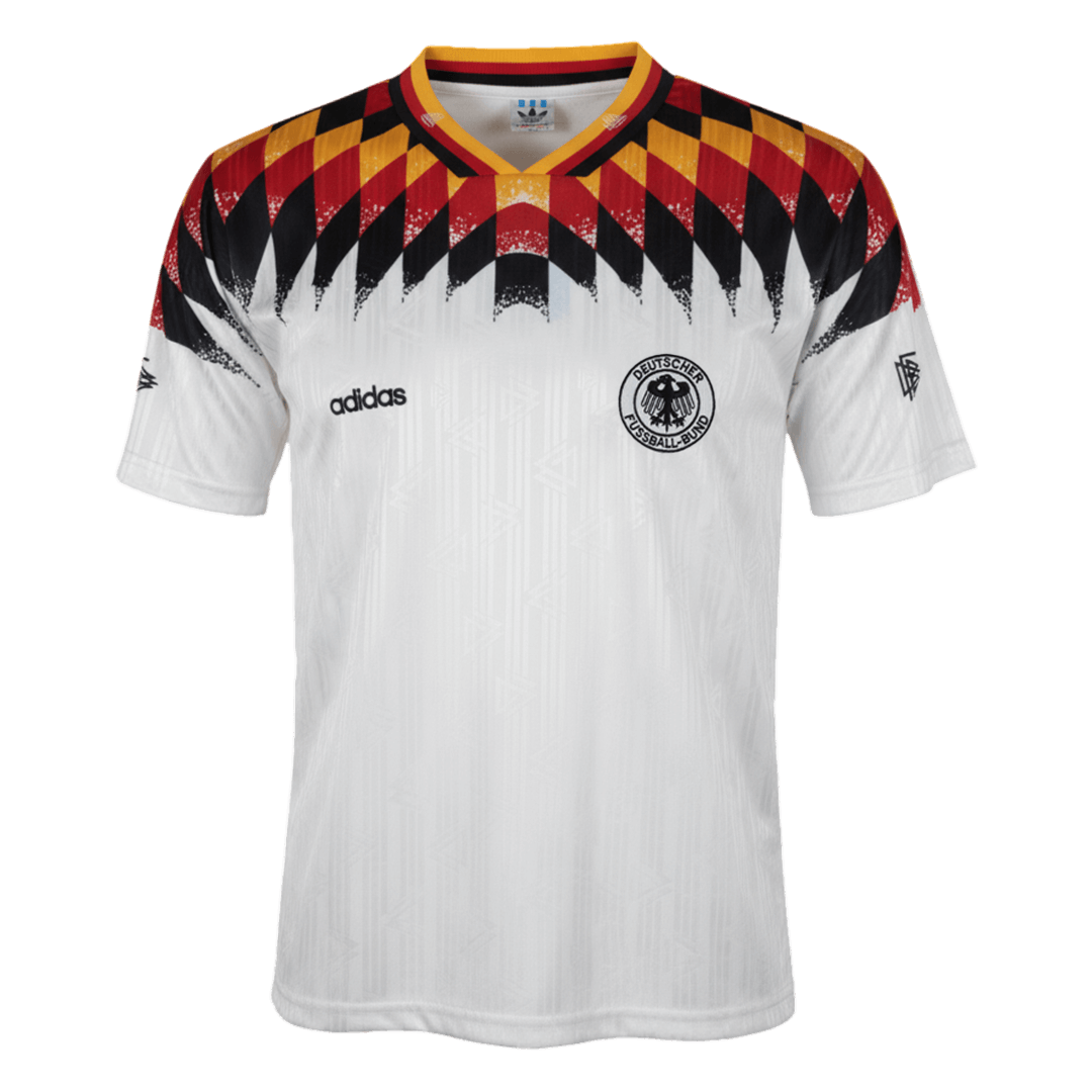 Retro Men's Germany 1994 Home Soccer Jersey product view 1