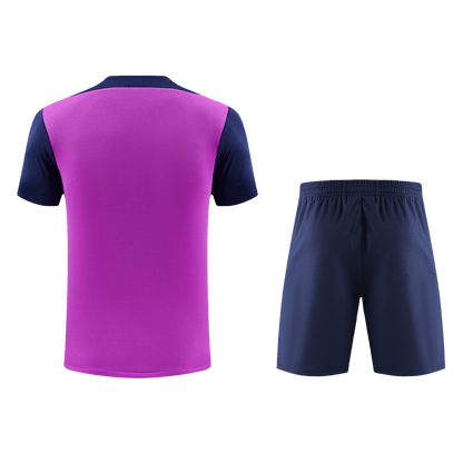 Men's Barcelona 2025/26 Pre-Match Soccer Jersey Kit