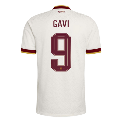 GAVI #9 Men's Spain World Cup 2026 Player Version Away Soccer Jersey - Slim Fit product view 10