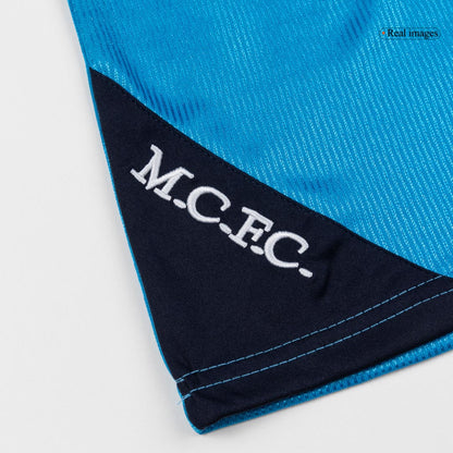 Retro Men's Manchester City 1999/01 Home Soccer Jersey product view 3