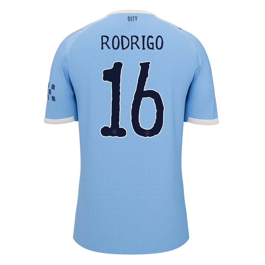 RODRIGO #16 Men's Manchester City World Cup 2025/26 Home Soccer Jersey Premium product view 10