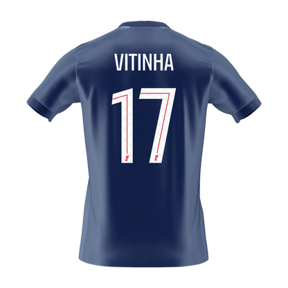 VITINHA #17 Men's PSG 2025/26 Home Soccer Jersey Premium product view 8