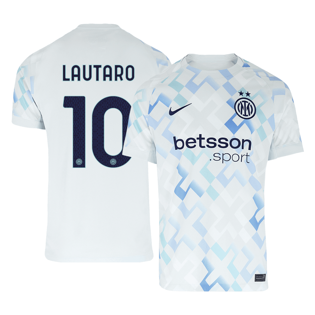 LAUTARO #10 Men's Inter Milan 2025/26 Away Soccer Jersey product view 1