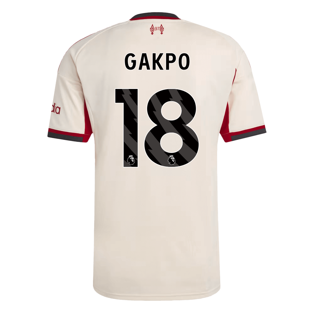 GAKPO #18 Men's Liverpool 2025/26 Away Soccer Jersey product view 9
